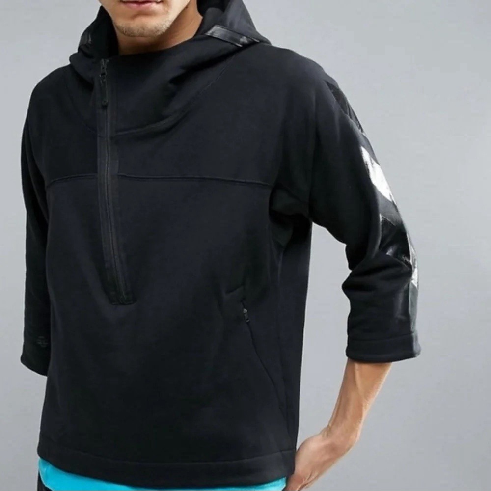 Adidas X James Harden Hoodie Sweatshirt Basketball Pullover Size Large Black